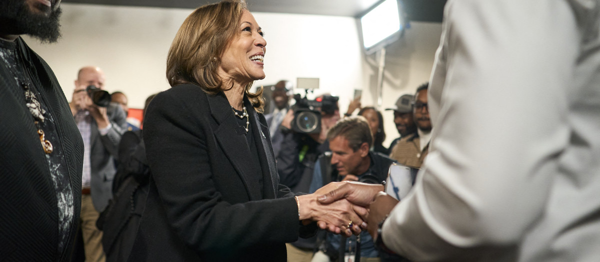 Kamala Harris, vicepresidente de EE.UU. y candidata presidencial demócrata