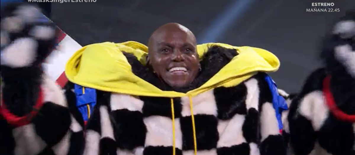 Carl Lewis, atleta olímpico estadounidense, era quien se escondía tras Panda en el programa Mask Singer