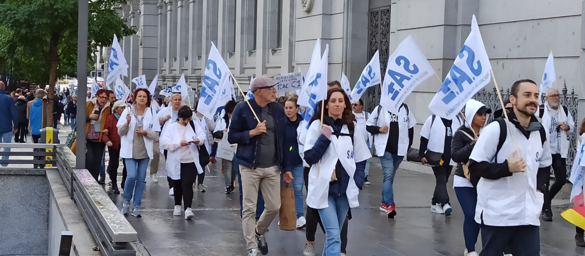 Técnicos sanitarios este jueves