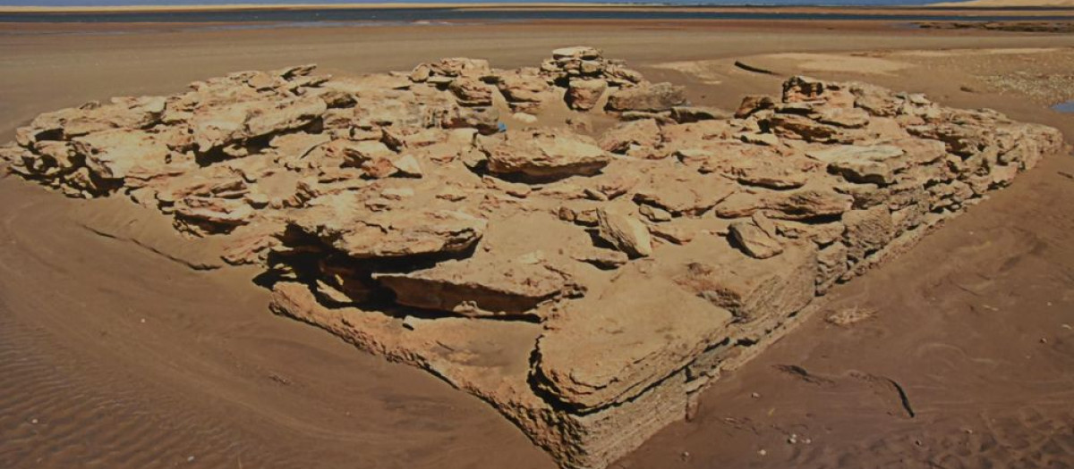 Vestigios de la fortaleza de Santa Cruz de la Mar Pequeña