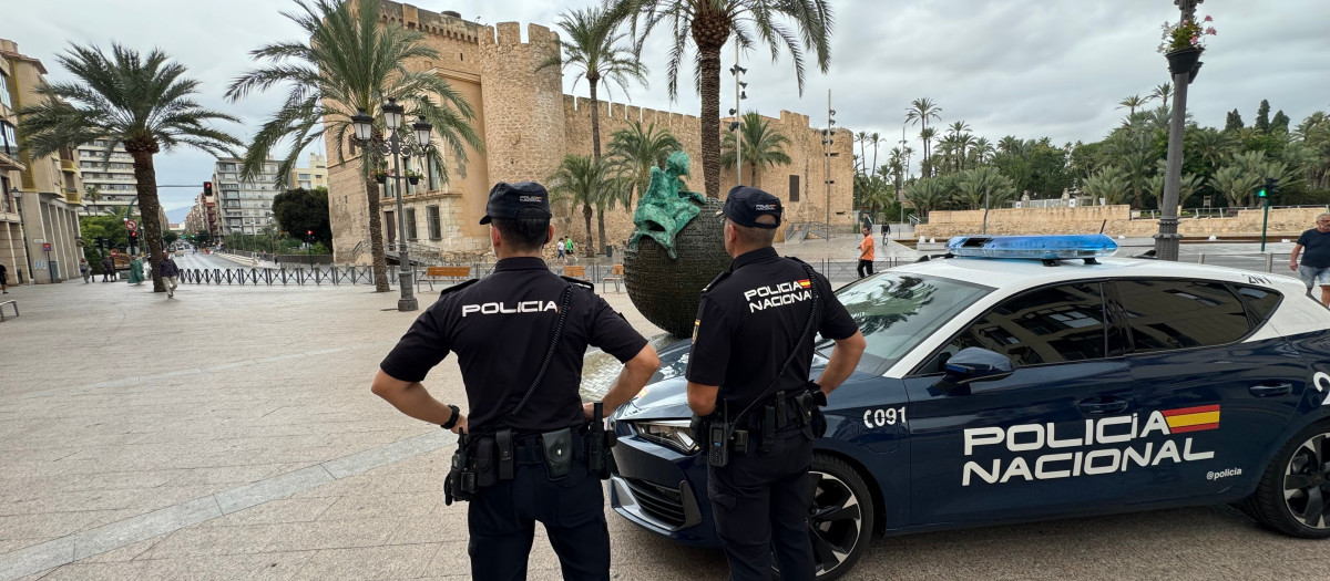 Imagen de archivo de la Policía Nacional en Elche, Alicante