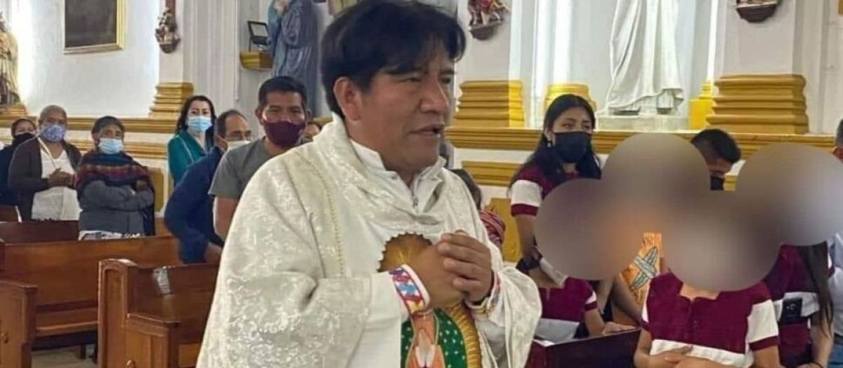 El sacerdote Marcelo Pérez