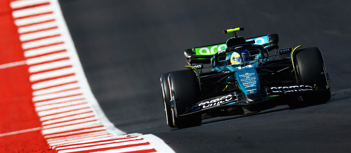 Fernando Alonso durante la carrera del GP de Las Américas