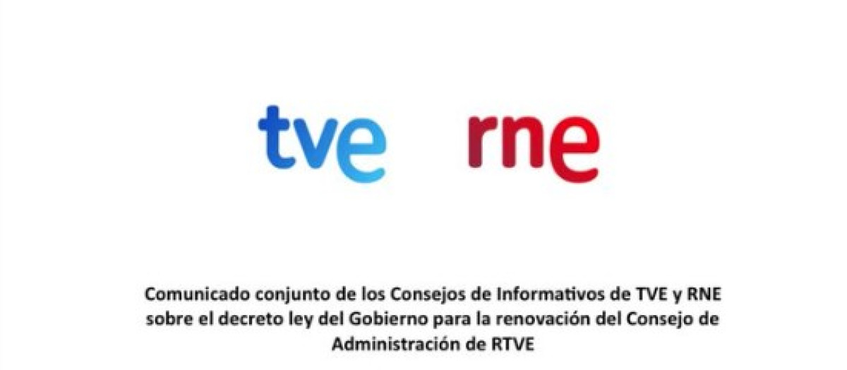 Comunicado del Consejo de Informativos de RTVE contra el decreto ley aprobado por el Gobierno