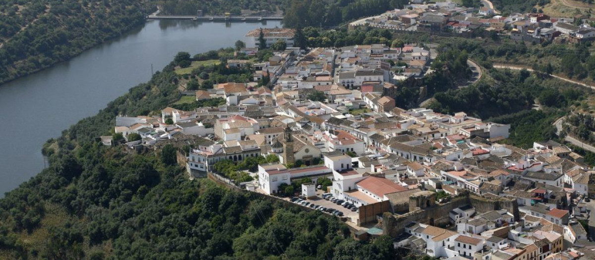 Vista aérea de Hornachuelos