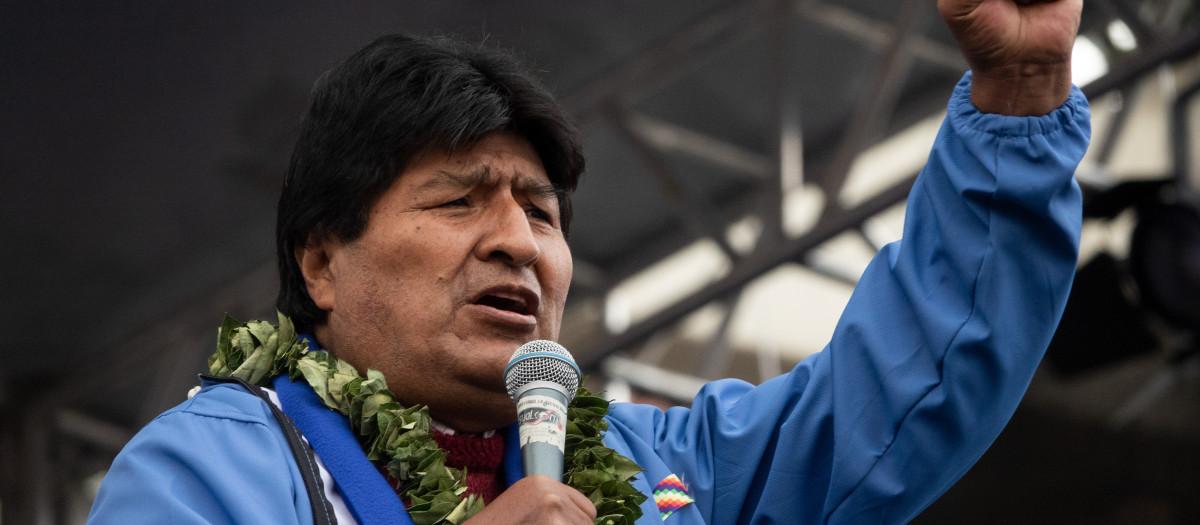 Evo Morales, expresidente de Bolivia