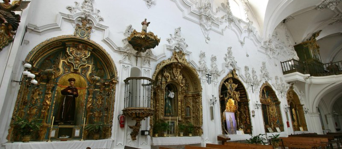 Interior de la iglesia de San Francisco de Priego de Córdoba