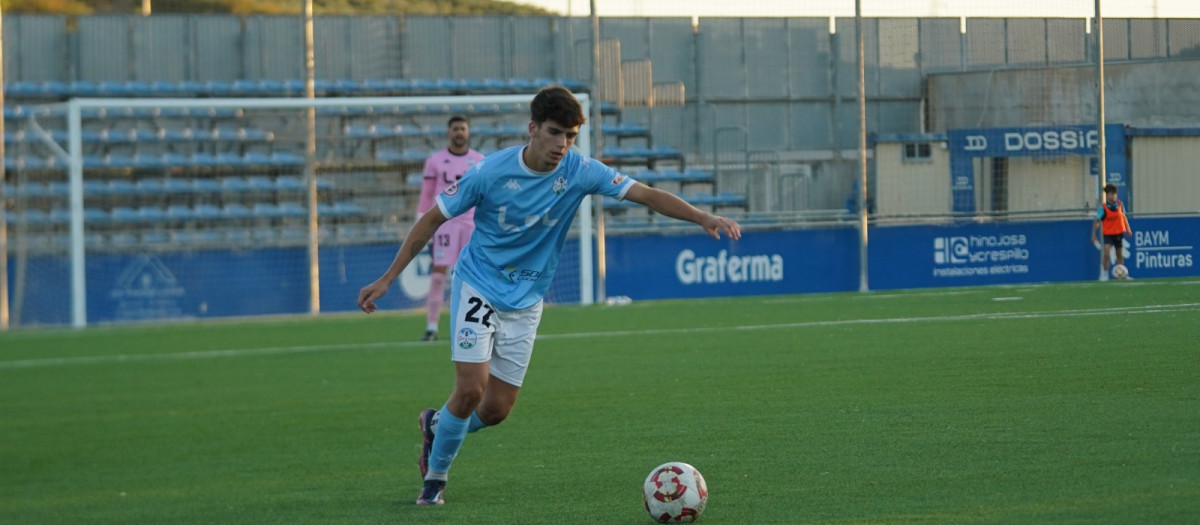 Rafa Castilla, en uno de los partidos con el Ciudad de Lucena