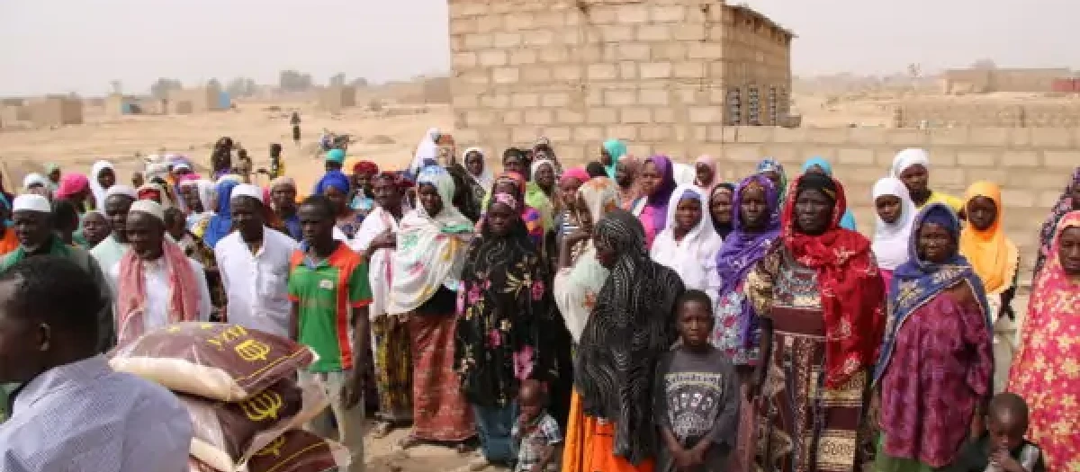 Campamento de refugiados cerca de Uagadugú, capital de Burkina Faso