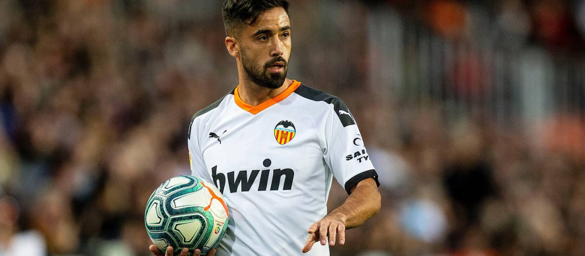 Jaume Costa en su etapa como futbolista del Valencia