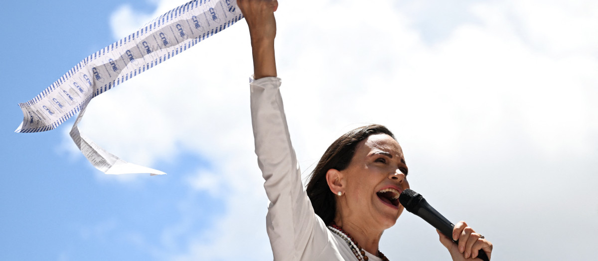 María Corina Machado, líder de la oposición venezolana