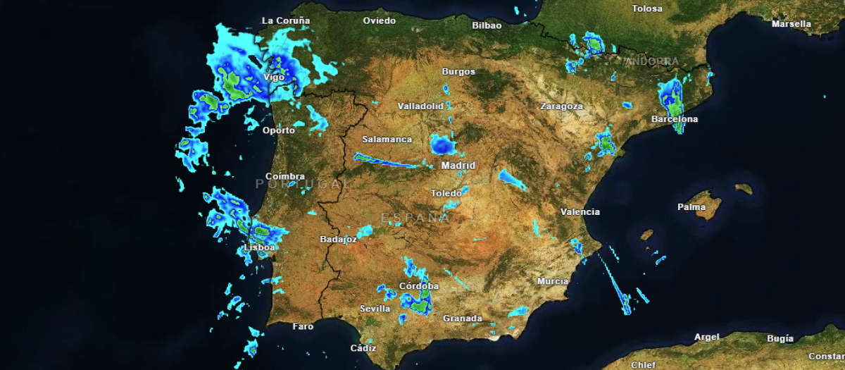 Mapa de lluvias