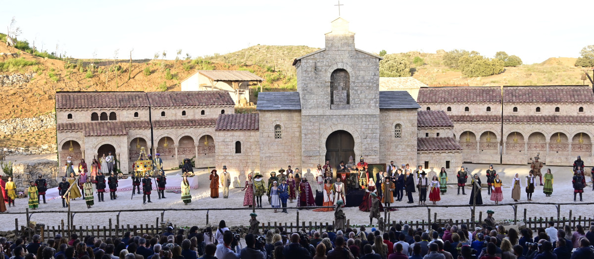 Uno de espectáculos del parque temático Puy Du Fou durante la temporada 2023