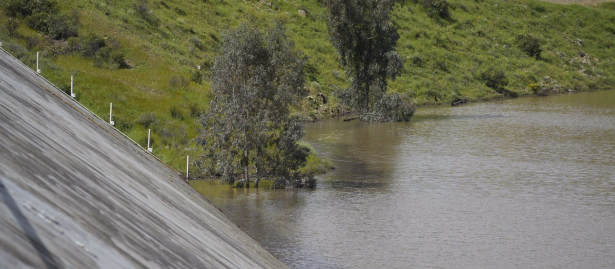 El embalse de Aznalcóllar, en la provincia de Sevilla (archivo)