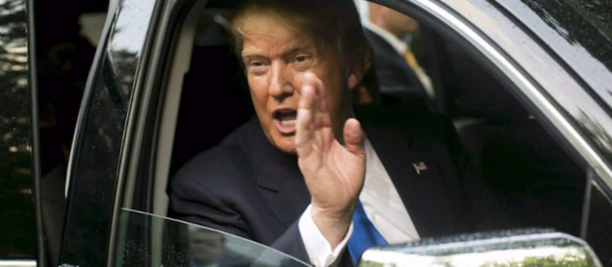 Trump tiene que disfrutar de los coches desde el asiento trasero o el del acompañante