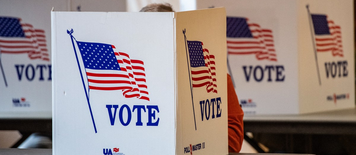 Colegio electoral en Lancaster, New Hampshire