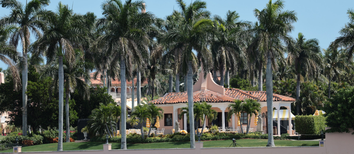 Member cars are seen parked on the grounds of Mar-a-Lago in West Palm Beach, Florida, on Tuesday, March 21, 2023. Former President Donald Trump was holding a meeting for members of the club.
Members of Club Mar-a-Lago Park their Cars at the Club in West Palm Beach Florida, United States - 21 Mar 2023