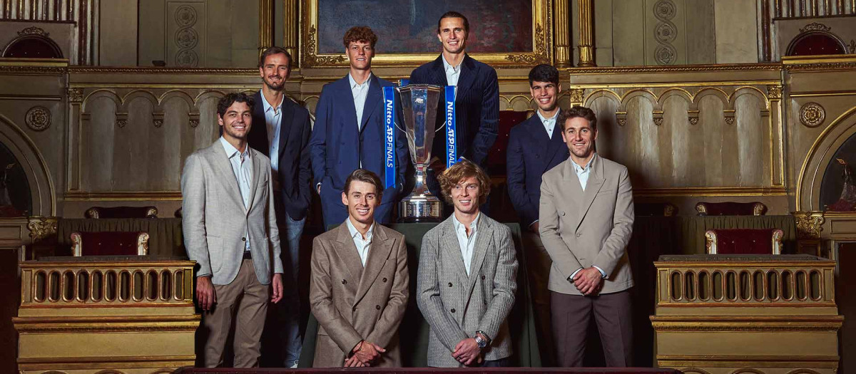 Los ocho tenistas que participarán en las ATP Finals 2024