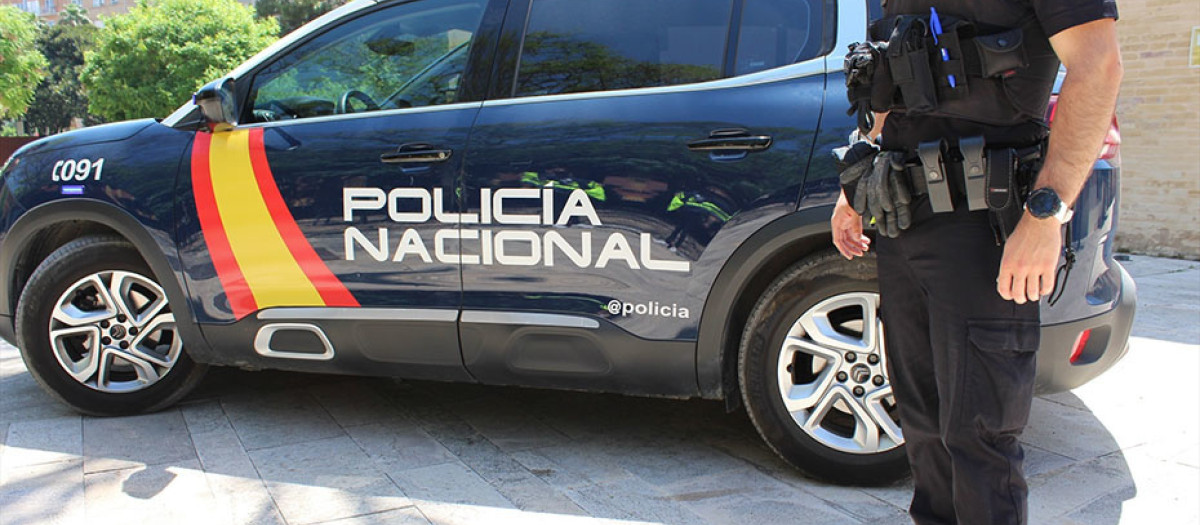 Imagen de archivo de un agente de la Policía Nacional