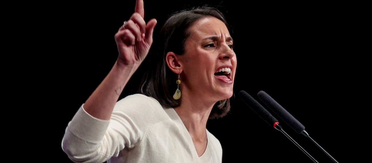 La secretaria política de Podemos y eurodiputada, Irene Montero, el pasado octubre