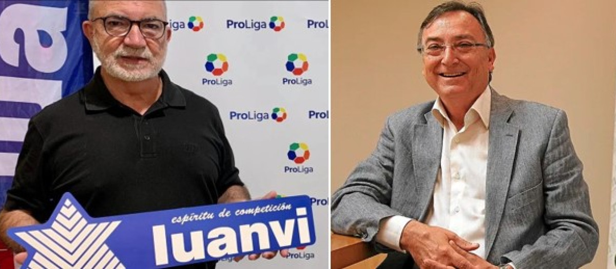 Vicente Tarancón, fundador de Luanvi, y Miguel Burdeos, proveedor de Mercadona