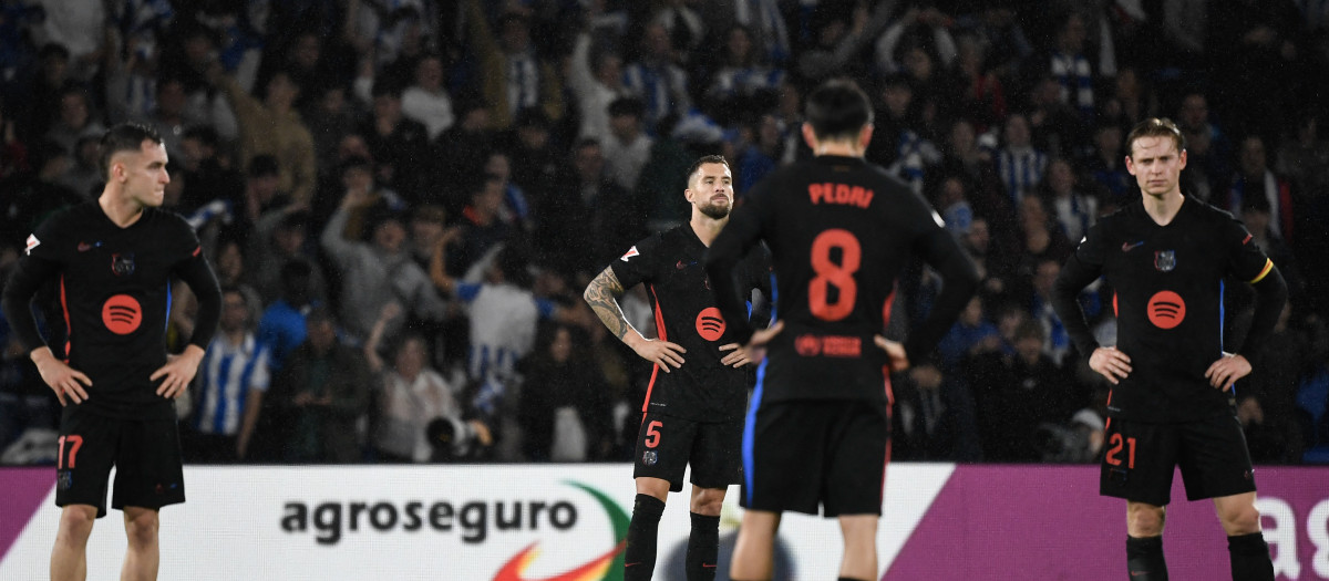 El Barça encajó la segunda derrota de la temporada en San Sebastián