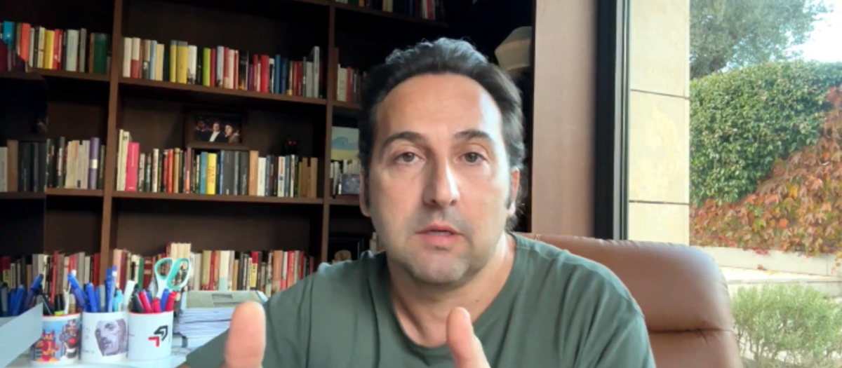 Iker Jiménez en un directo de YouTube el pasado domingo