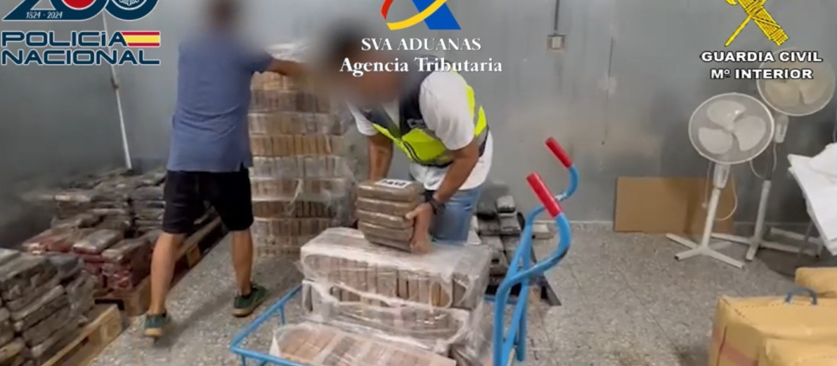 Además de los 400 kilos de cocaína, se incautaron equipos de buceo y útiles para el rescate de droga adosada a buques