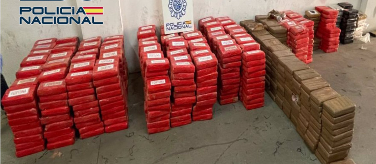 Más de una tonelada de cocaína intervenida en el puerto de Algeciras