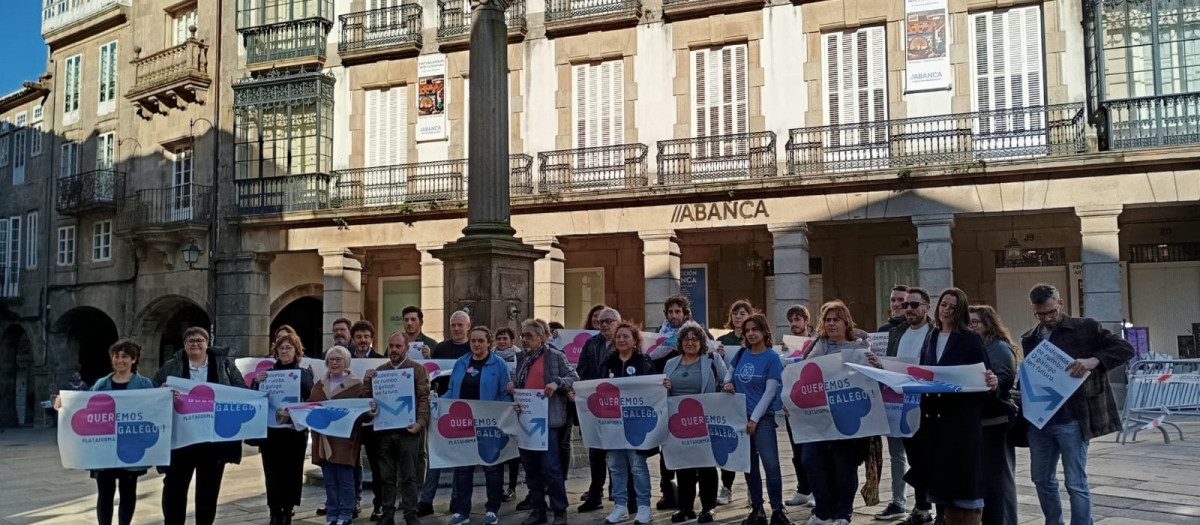 Queremos Galego llama a participar este domingo en la "gran asamblea" convocada ante la "emergencia lingüística extrema"

EUROPA PRESS
13/11/2024