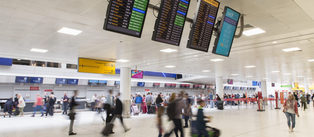 Imagen del aeropuerto de Glasgow.