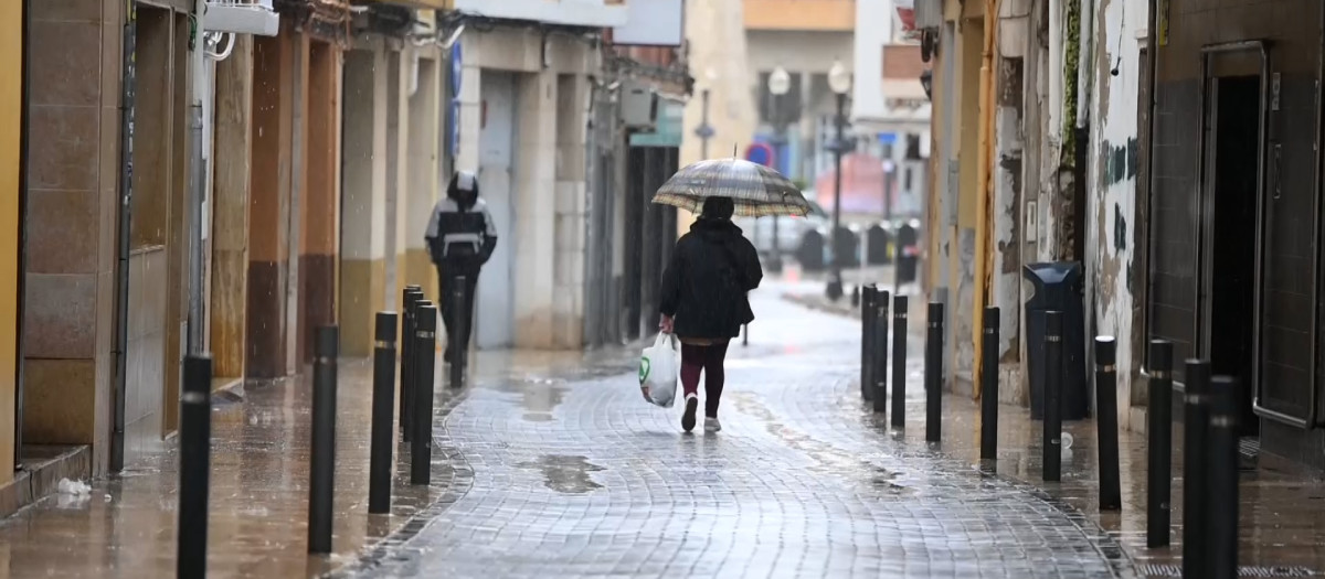 Imágenes de la lluvia en Benicarló, Valencia - EFE