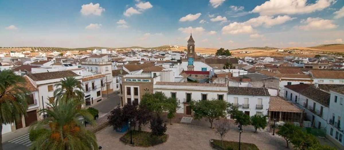 Vista aérea de Cañete de las Torres