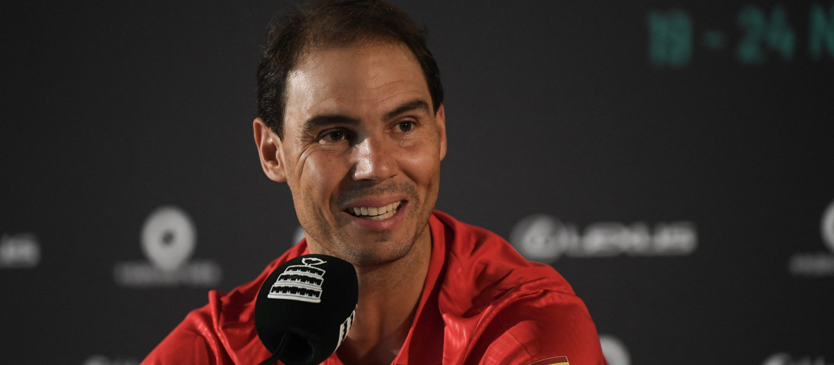 Rafa Nadal rebajó las expectativas en la rueda de prensa previa a la eliminatoria de cuartos de final de Copa Davis