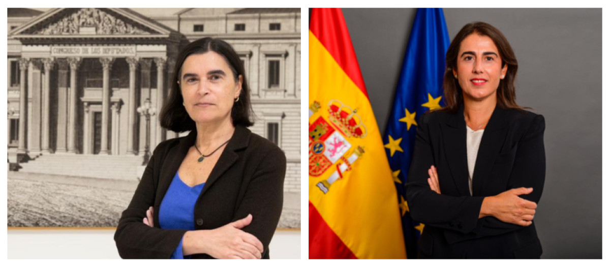 Mercedes Araújo Díaz de Terán, nueva secretaria general de la Casa del Rey, y Carmen Castiella Ruiz de Velasco, nueva consejera diplomática de la Casa del Rey