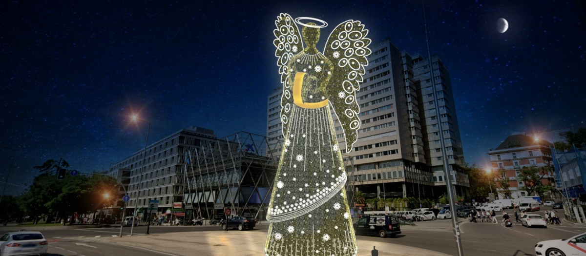 El Ángel de Madrid navideño en la plaza de Colón

REMITIDA / HANDOUT por AYUNTAMIENTO DE MADRID
Fotografía remitida a medios de comunicación exclusivamente para ilustrar la noticia a la que hace referencia la imagen, y citando la procedencia de la imagen en la firma
19/11/2024