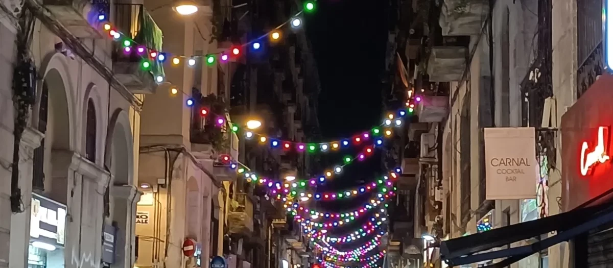 La decoración de este año en el Raval