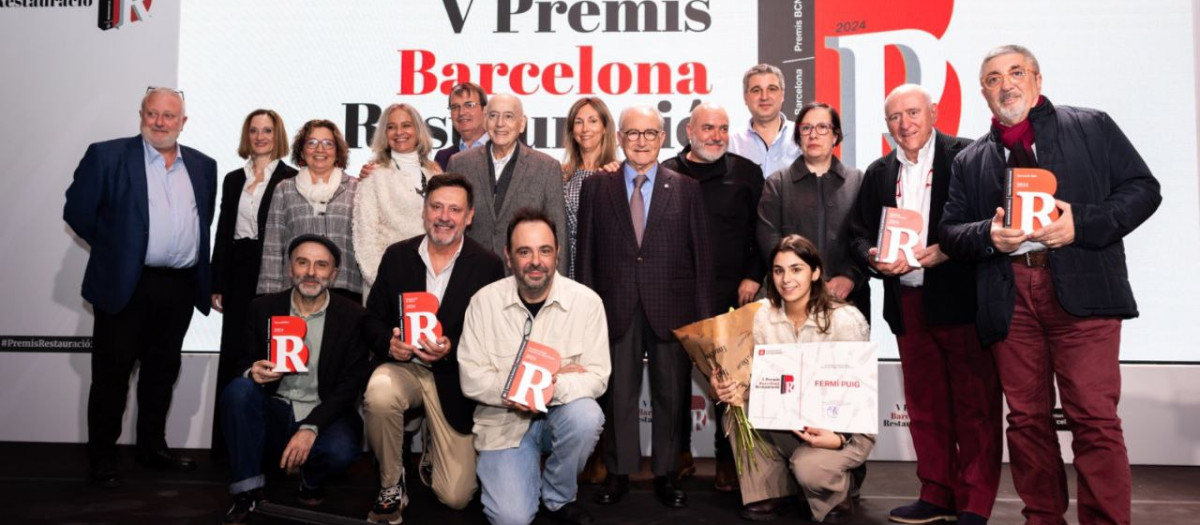 Galardonados a los Premis Barcelona Restauració 2024