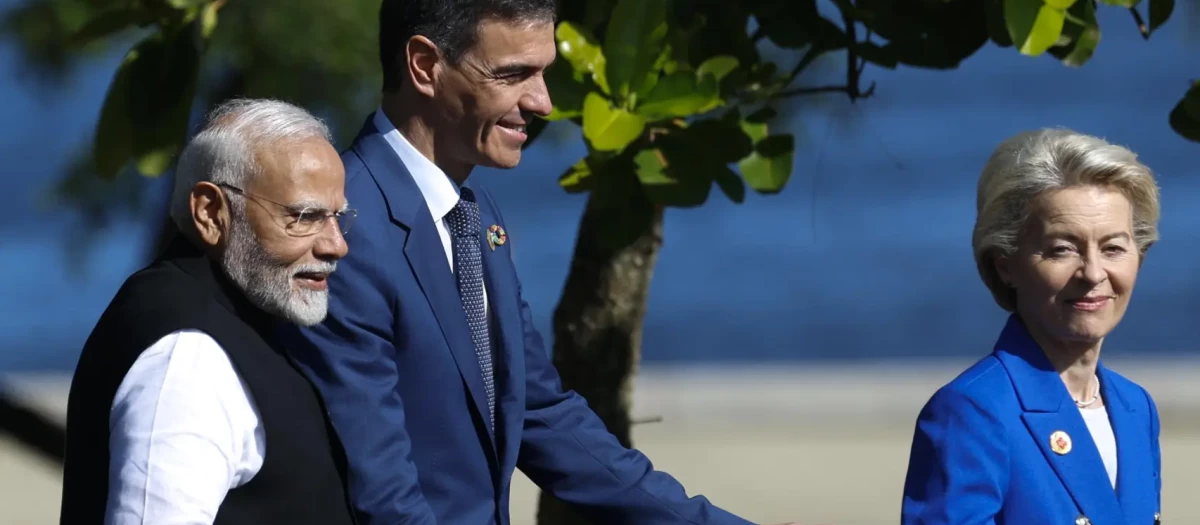 Pedro Sánchez y la presidenta de la Comisión Europea, Ursula Von der Leyen