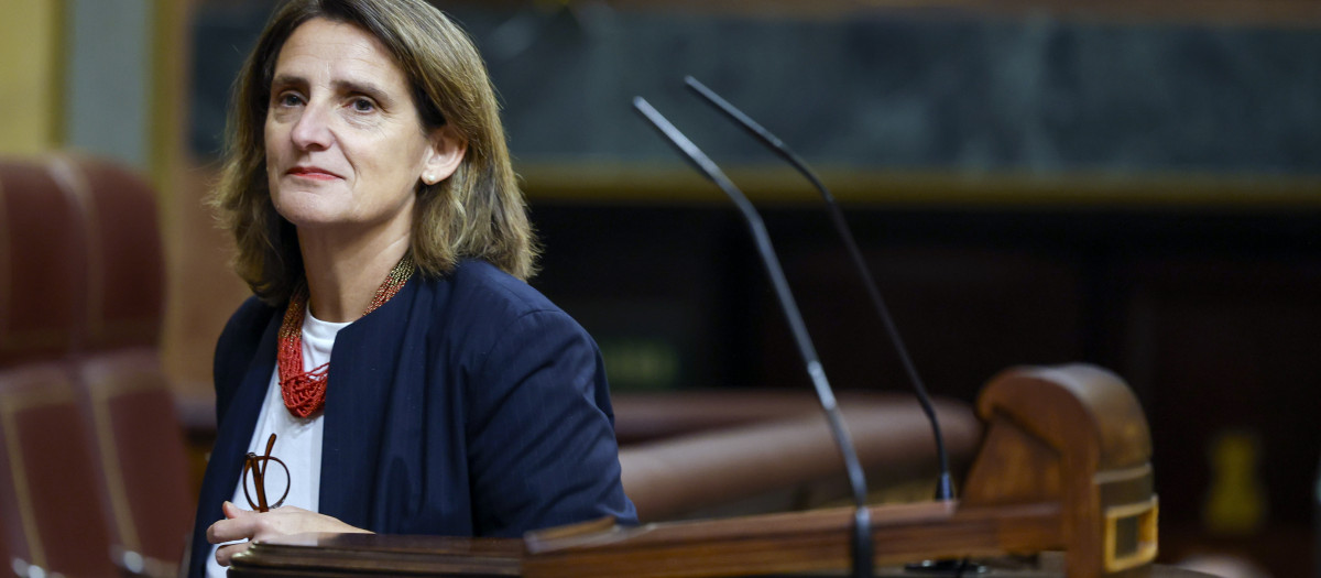 La vicepresidenta tercera del Gobierno, Teresa Ribera