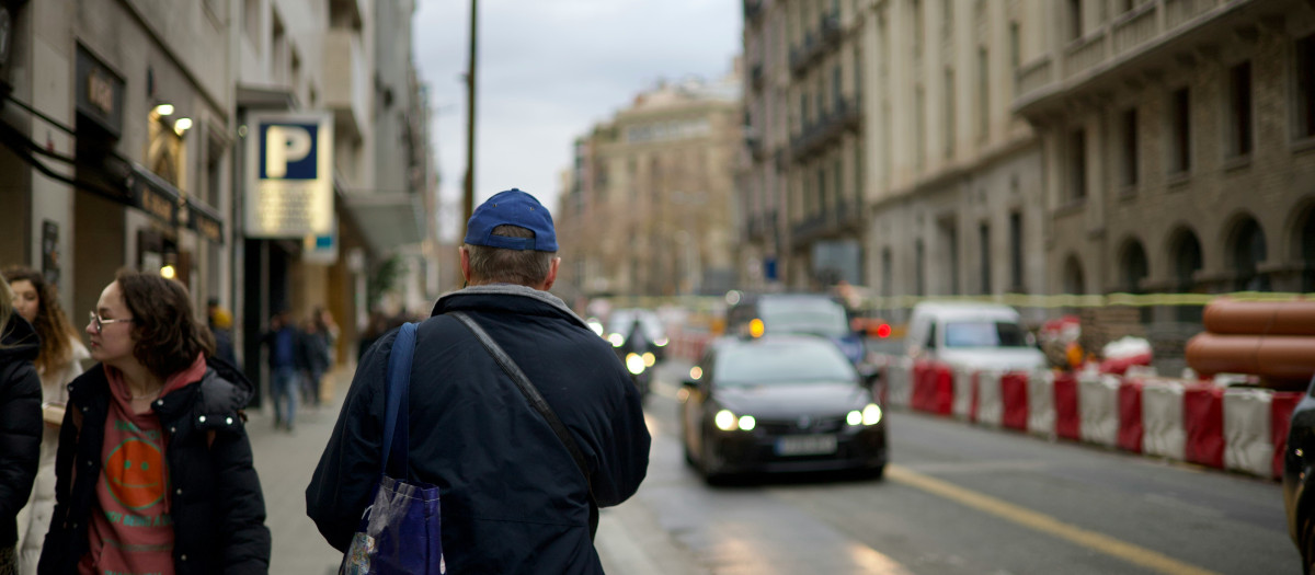 Una calle de Barcelona