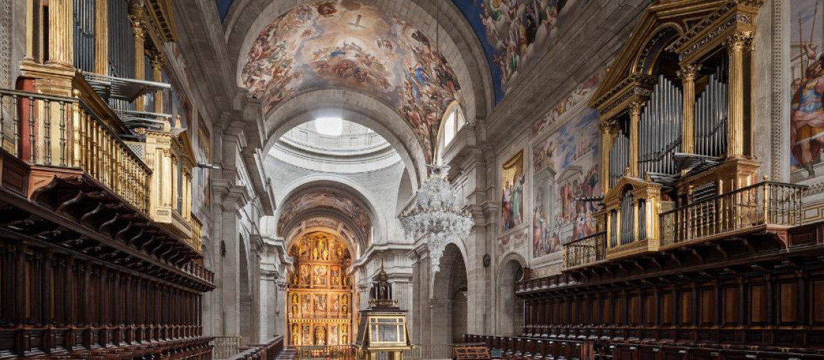 Interior de la Basílica de San Lorenzo de El Escorial