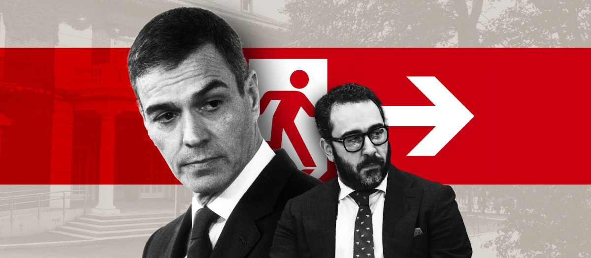 Pedro Sánchez y Víctor de Aldama