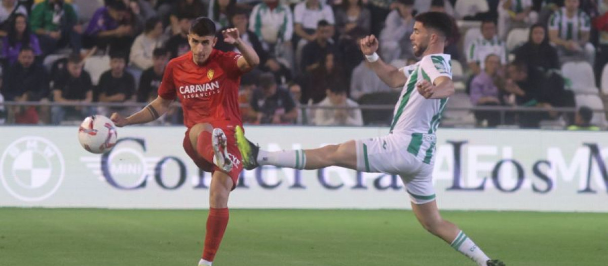 Jacobo, en el partido ante el Zaragoza