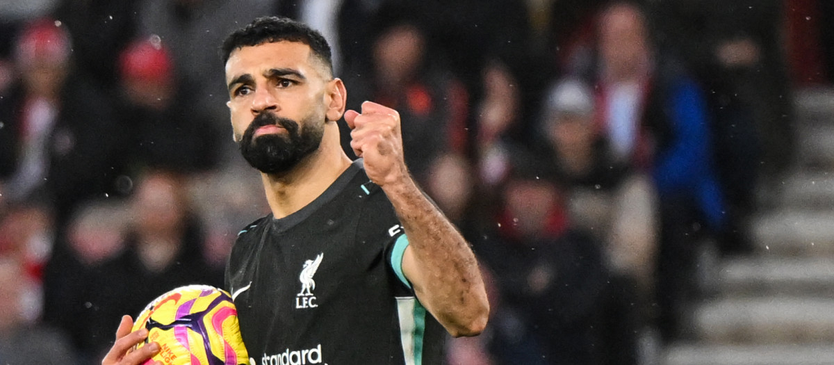 Mohamed Salah le dio la victoria al Liverpool en Southampton