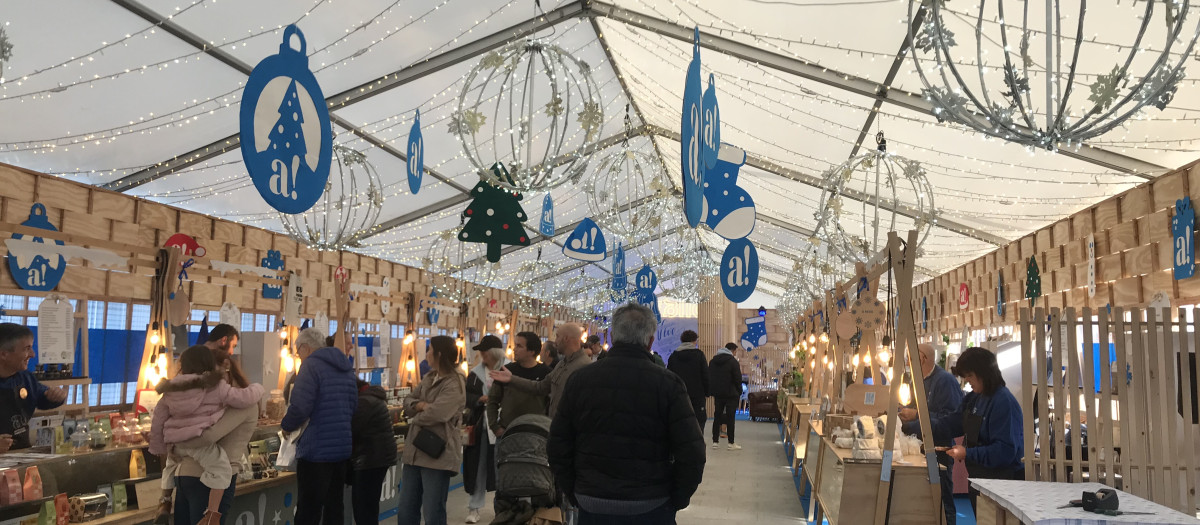 Mercado de Nadal celebrado este fin de semana en Vigo