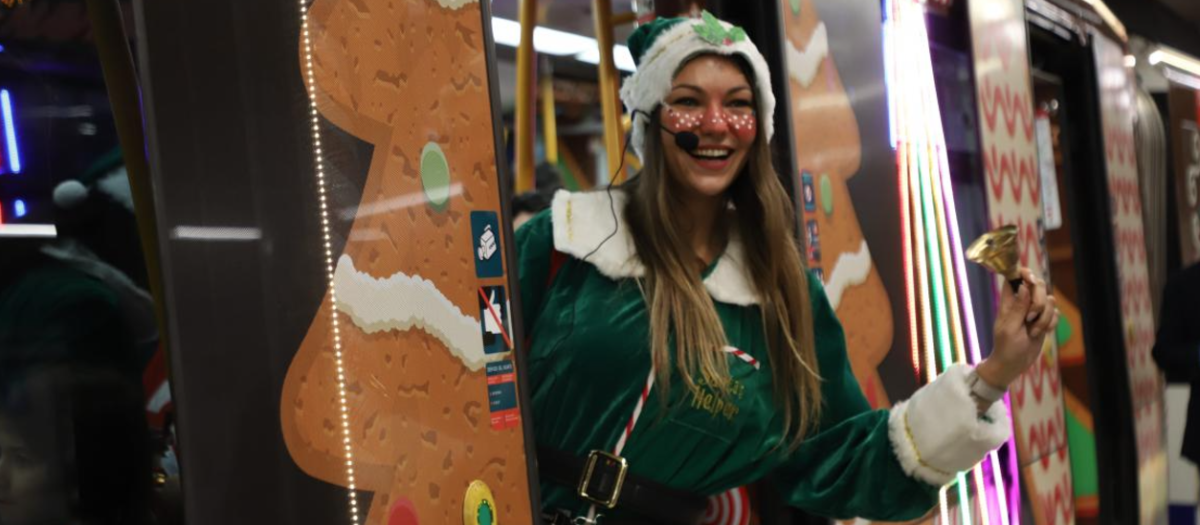 Tren de la Navidad de Metro de Madrid