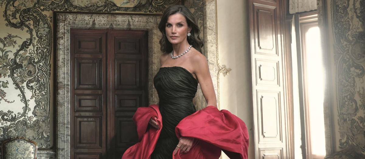 Doña Letizia, fotografiada por Annie Leibovitz