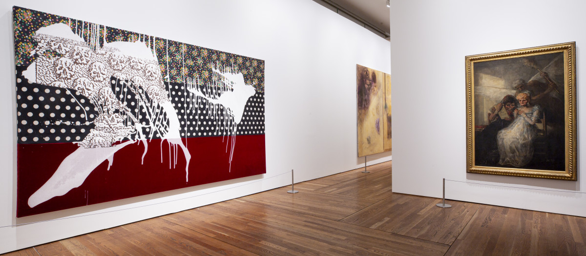 Imagen de las salas de la exposición 'Sigmar Polke. Afinidades desveladas' en el Museo del Prado