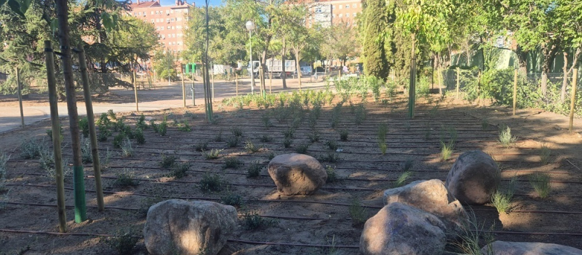 Nuevas zonas verdes en Villaverde